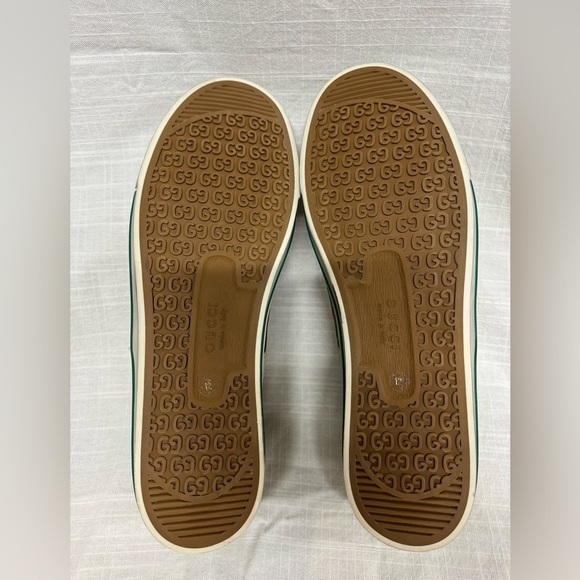 Gucci Tennis 1977 Web Stripe Trainers - Authentic - Picture 10 of 15